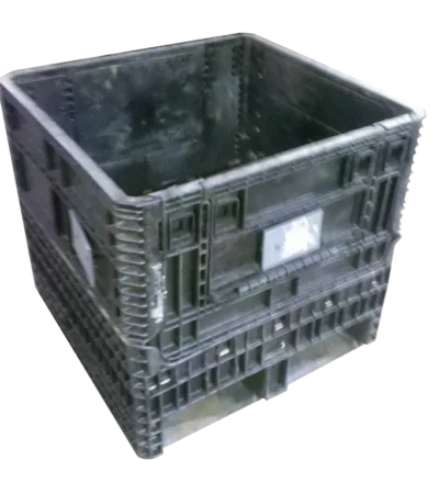 Reconditioned HPJ Industries 30" x 32" x 30" All Black Bulk Container