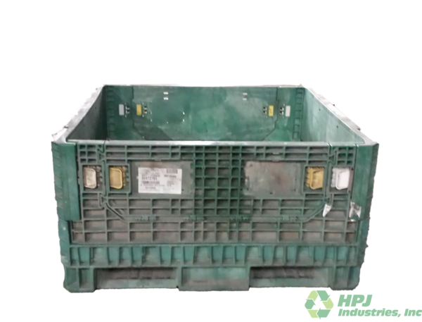 Reconditioned HPJ Industries 45" x 48" x 25" All Green All Good Runner Bulk Container