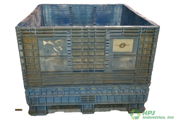 Reconditioned HPJ Industries 45" x 48" x 34" All Blue Bulk Container
