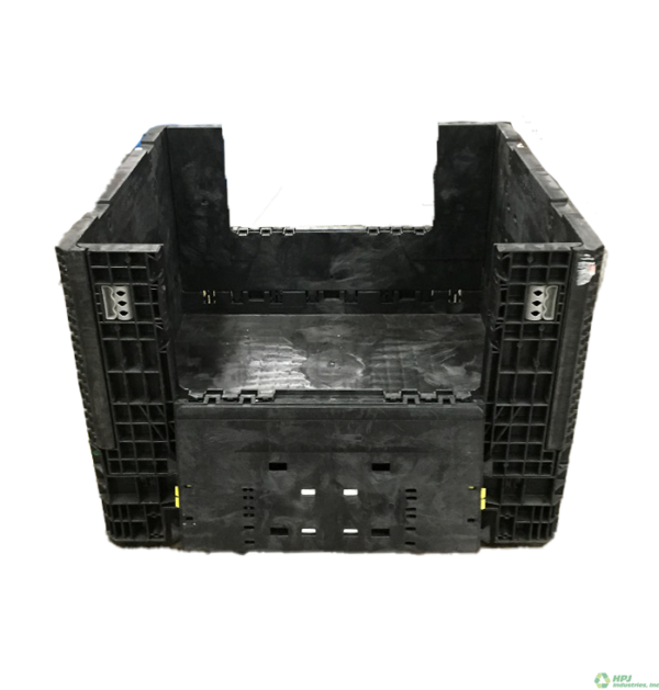 New Triple Diamond 45" x 48" x 34" All Black Bulk Container
