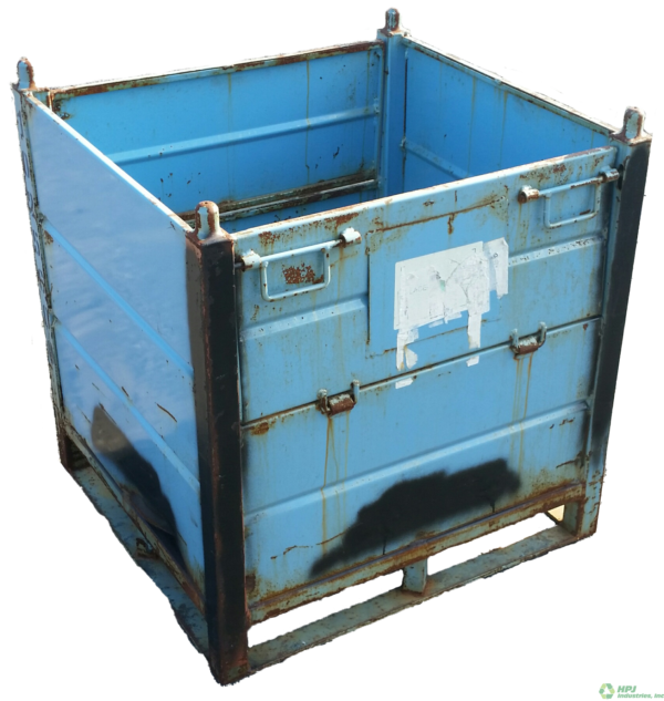 Used HPJ Industries 32" x 30" x 34" Steel Tub 32" Side - 2 Drop Doors