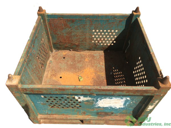 Used HPJ Industries 36" x 32" x 26" Steel Tub No Drop Doors - Image 2