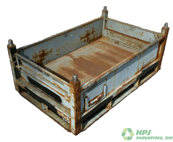 Used HPJ Industries 48" x 30" x 20.5" Steel Tub 30" Side - 2 Drop Doors