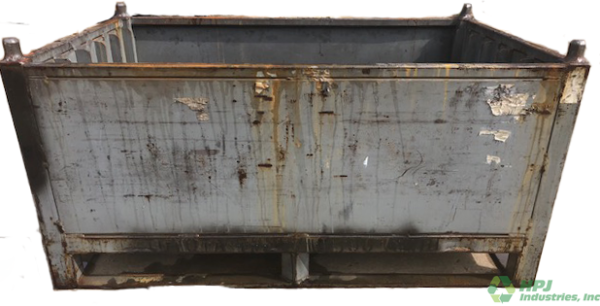Used HPJ Industries 48" x 31" x 22" Steel Tub No Drop Doors