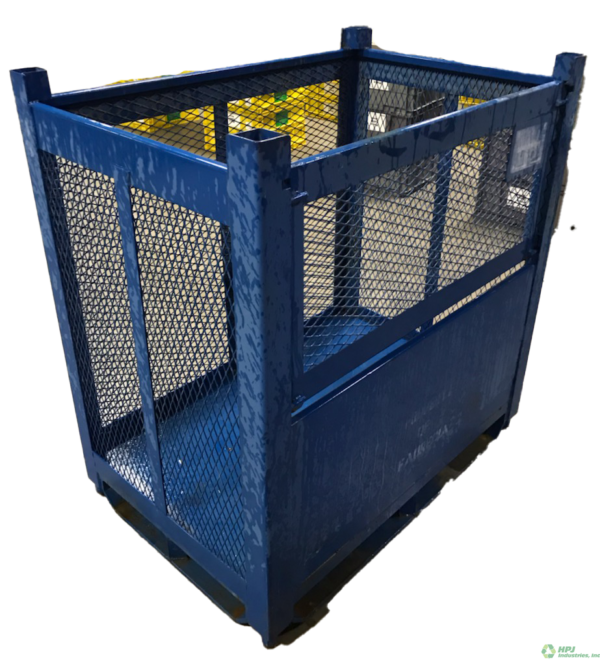 Used HPJ Industries 48" x 32" x 50" Steel Tub  48" Side - 1 Drop Door