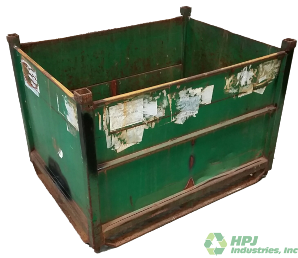 Used HPJ Industries 48" x 36" x 34" Steel Tub 48" Side - 2 Drop Doors