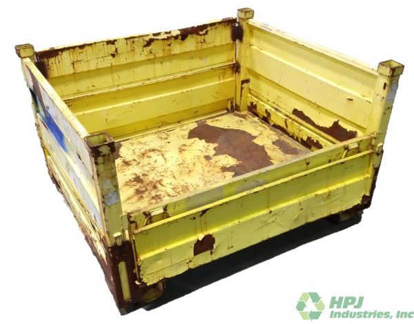 Used HPJ Industries 51.5" x 44.5" x 29.5" Steel Tub  51" Side - 1 Drop Door - Image 2