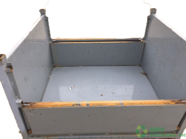 Used HPJ Industries 52" x 44" x 36" Steel Tub 52" Side - 2 Drop Doors - Image 2