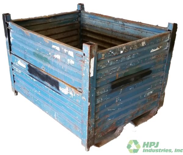Used HPJ Industries 53" x 42" x 38" Steel Tub  53" Side - 1 Drop Door
