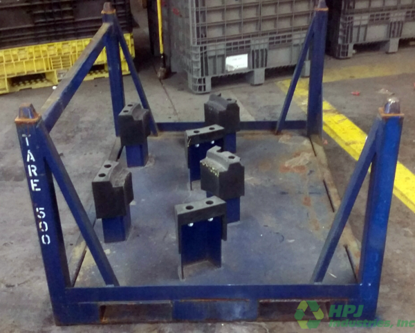 Used HPJ Industries 57" x 45" x 33" Steel Rack Pick Face 57" Side - Image 2
