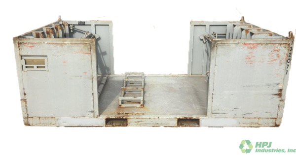Used HPJ Industries 96" x 48" x 33" Walk Through Steel Rack Opening on 96" Sides