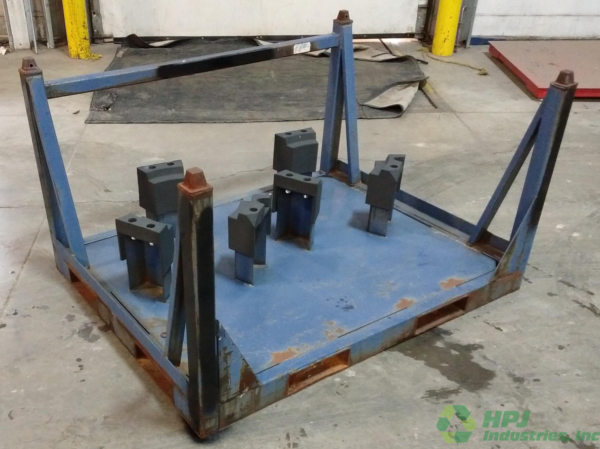 Used HPJ Industries 57" x 45" x 33" Steel Rack Pick Face 57" Side