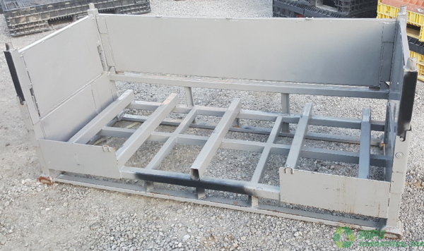 Used HPJ Industries  77" x 32.5" x 34" Collapsible Steel Rack Opening 77" Side