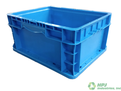 New Monoflo 15" x 12" x 7" Blue Hand Tote Smooth Bottom