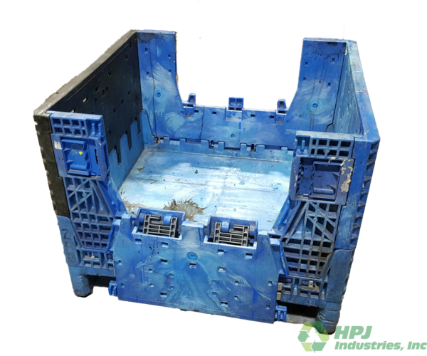 Reconditioned HPJ Industries 30" x 32" x 25" Mixed Color All Good Runner Bulk Container