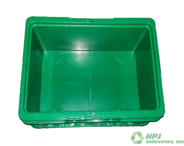 New Monoflo 15" x 12" x 7" Green Hand Tote Smooth Bottom