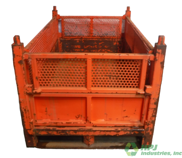 Used HPJ Industries 48" x 30" x 25" Steel Tub  - 4 Drop Doors - Image 2