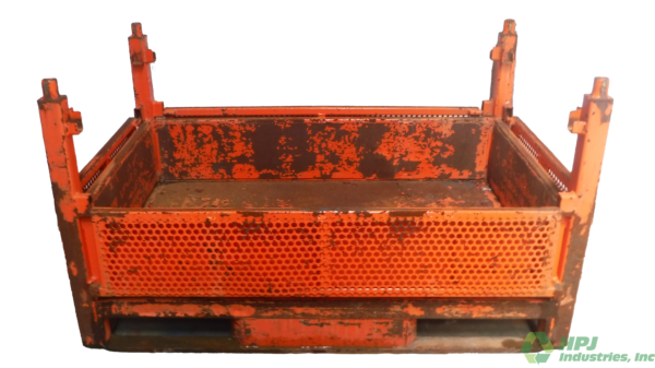 Used HPJ Industries 48" x 30" x 25" Steel Tub  - 4 Drop Doors - Image 3