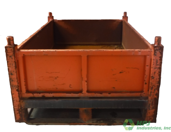 Used HPJ Industries 48" x 31" x 18" Steel Tub No Drop Doors - Image 2
