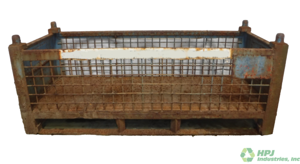 Used HPJ Industries 54" x 22" x 20" Wire Basket No Drop Doors