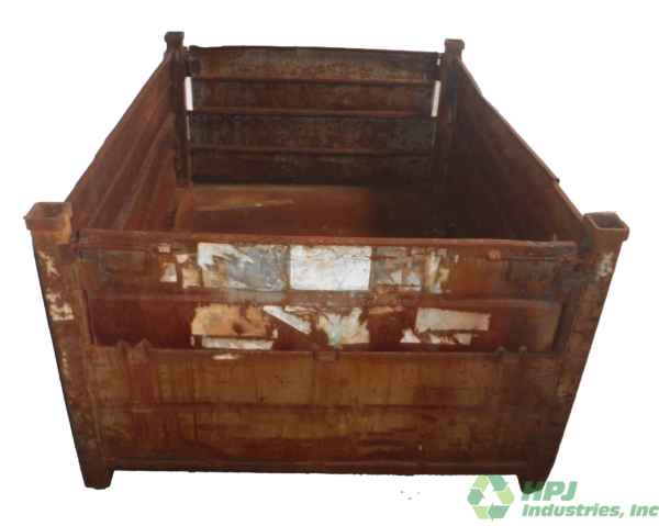 Used HPJ Industries 64" x 48" x 33" Steel Tub No Drop Doors - Image 2