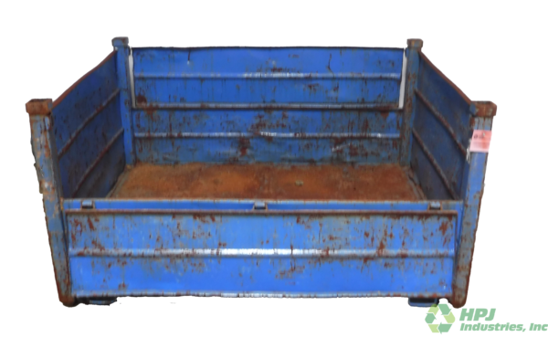 Used HPJ Industries 64" x 48" x 34" Steel Tub 64" Side - 2 Drop Doors - Image 3