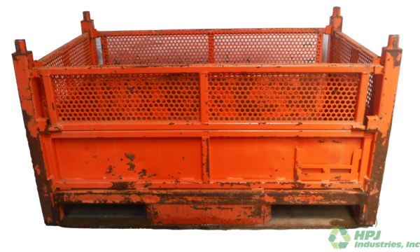 Used HPJ Industries 48" x 30" x 25" Steel Tub  - 4 Drop Doors