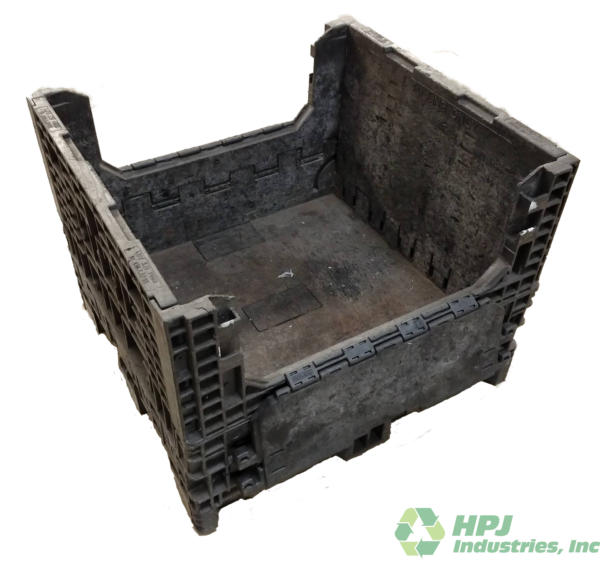 Reconditioned Buckhorn 30" x 32" x 25" All Black BS Model Bulk Container - Image 3
