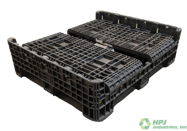 Reconditioned HPJ Industries 40" x 48" x 30" Mixed Color Bulk Container - Image 3