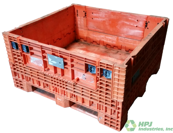Reconditioned Buckhorn 45" x 48" x 25" Mixed Color BE Model Bulk Container - Image 5