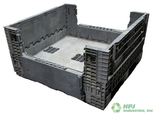 Reconditioned Buckhorn 45" x 48" x 25" Mixed Color BE Model Bulk Container - Image 7
