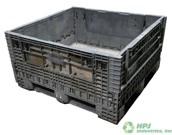 Reconditioned Buckhorn 45" x 48" x 25" Mixed Color BE Model Bulk Container - Image 8