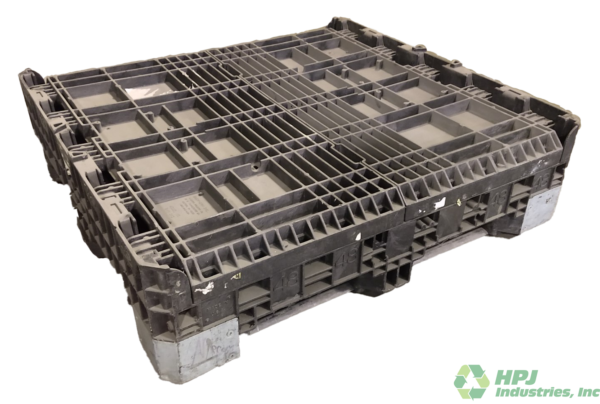 Reconditioned Buckhorn 45" x 48" x 34" All Black BH Bulk Container - Image 2