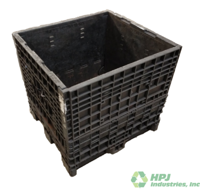 Reconditioned Buckhorn 30" x 32" x 30" All Black BS No Drop Door Bulk Container