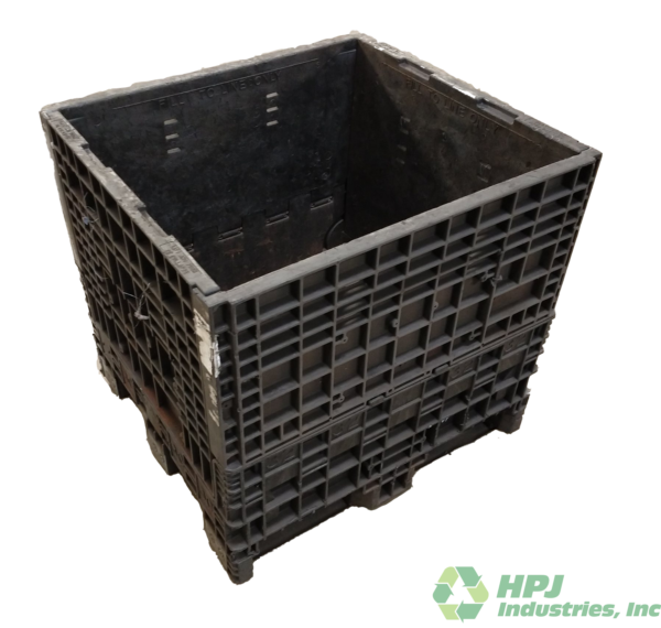 Reconditioned Buckhorn 30" x 32" x 30" All Black BS No Drop Door Bulk Container