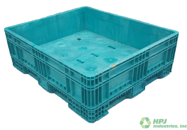 Reconditioned HPJ Industries 56" x 48" x 19" Fixed Wall Bulk Container