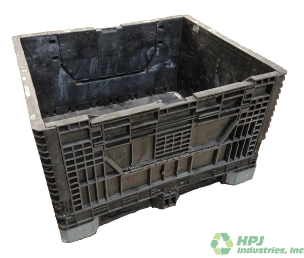 Reconditioned HPJ Industries 40" x 48" x 30" Mixed Color Bulk Container