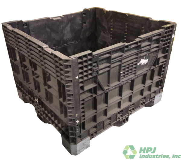 Reconditioned Buckhorn 45" x 48" x 34" All Black BH Bulk Container