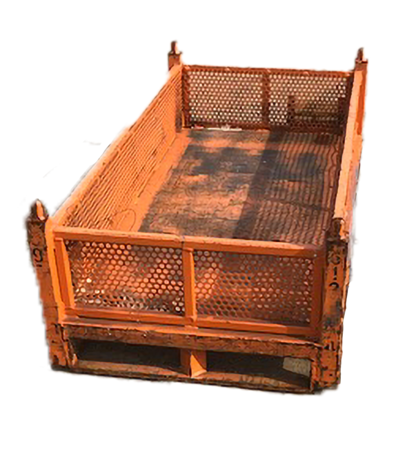 Used HPJ Industries 60" x 30" x 18" Steel Tub No Drop Doors