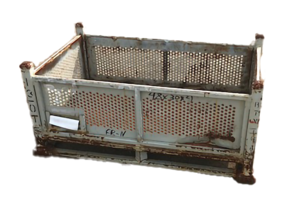 Used HPJ Industries 48" x 30" x 21" Steel Tub No Drop Doors