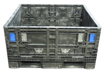 New Orbis HDMP 45" x 48" x 25" All Black Bulk Container