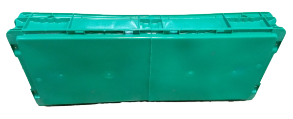 Used HPJ Industries  36" x 15" x 5" Green Cut/Weld Hand Tote Smooth Bottom - Image 3