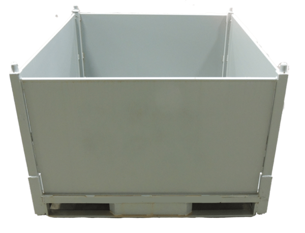Used HPJ Industries 60" x 52" x 36" Steel Tub No Drop - 1 Drop Door - Image 2