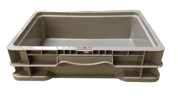 New Monoflo 15" x 12" x 4" Gray Hand Tote Smooth Bottom - Image 2
