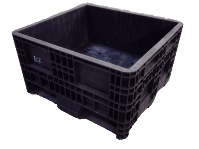 Reconditioned HPJ Industries 30" x 32" x 18" Fixed Wall Bulk Container
