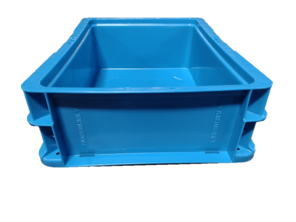New Monoflo 15" x 12" x 5" Blue Hand Tote Smooth Bottom - Image 2