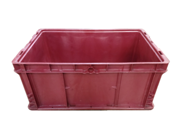 Used HPJ Industries  24" x 15" x 11" Berry Hand Tote Reinforced Bottom - Image 3