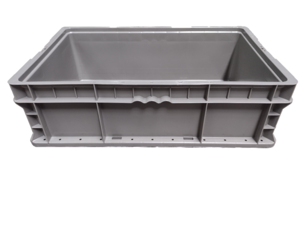 New Monoflo 24" x 15" x 7" Gray Hand Tote Smooth Bottom - Image 3