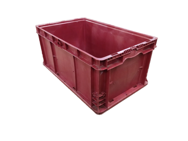 Used HPJ Industries  24" x 15" x 11" Berry Hand Tote Reinforced Bottom
