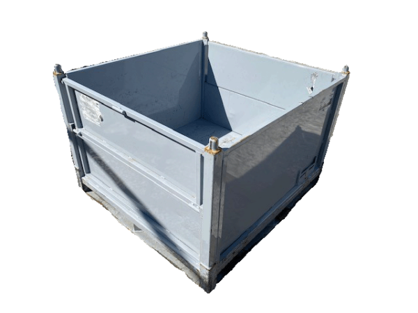 Used HPJ Industries 48" x 45" x 34" Steel Tub 45" Side - 2 Drop Doors - Image 2